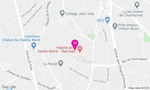Localisation Dr Matthieu Caubet