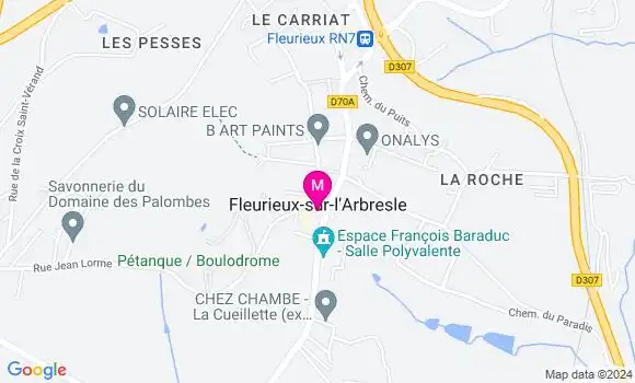 Localisation Dr Audrey Trives