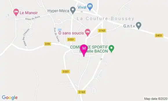 Localisation Dr Dorine Cousin