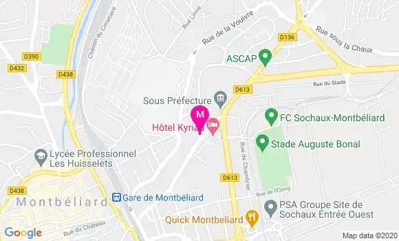 Localisation Dr Hubert Sroussi