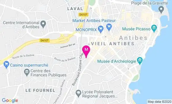 Localisation Dr Marie Bardin