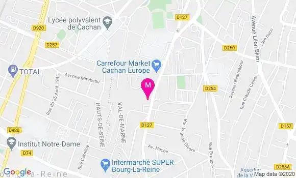 Localisation Dr Virginie Dervaux