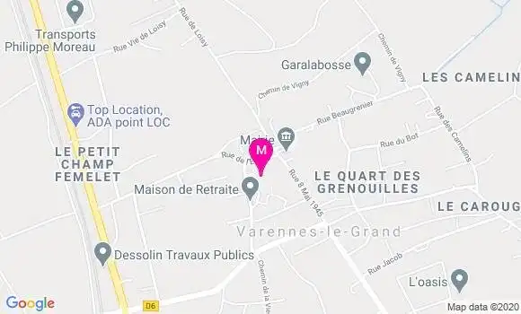 Localisation Dr Marc Beaugy