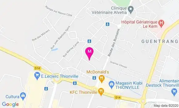 Localisation Dr Adina Agapie