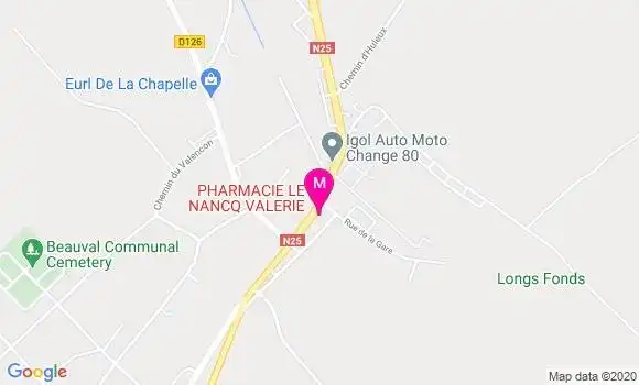 Localisation Dr Isabelle Dufetel