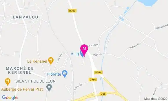 Localisation Dr Gabrielle De Chevigny