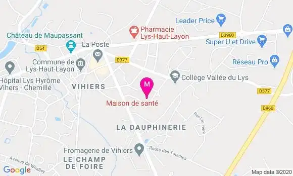 Localisation Dr Thierry Schaupp