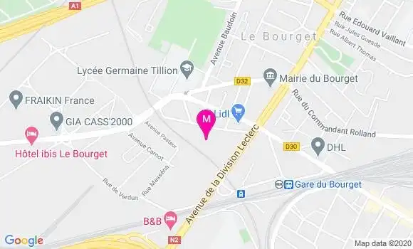 Localisation Dr Fabrice Boudouin