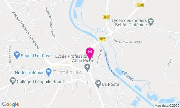 Localisation Dr Anne Sophie Rouxel Bourgault