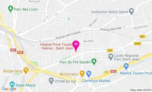 Localisation Dr Gilles Bernard