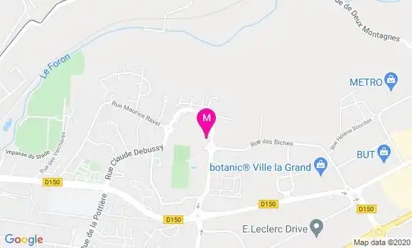 Localisation Dr Maud Perreau