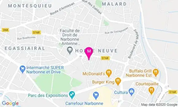Localisation Dr Xavier Semat