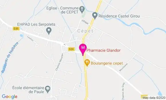 Localisation Dr Aurelie Carron