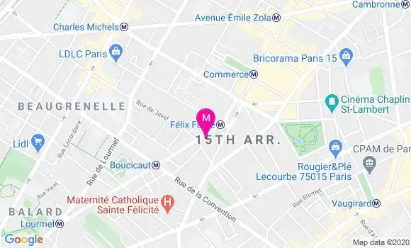 Localisation Dr Alexandra Colin