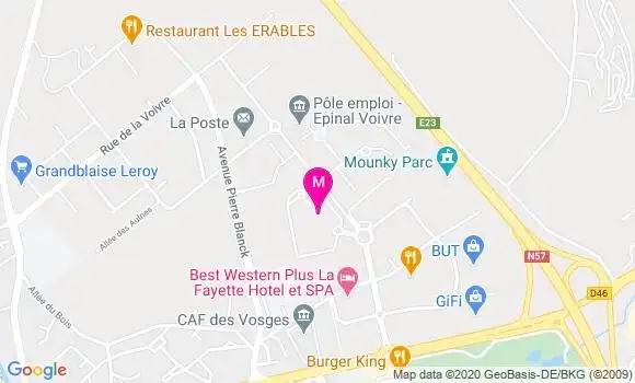 Localisation Dr Claire Morana