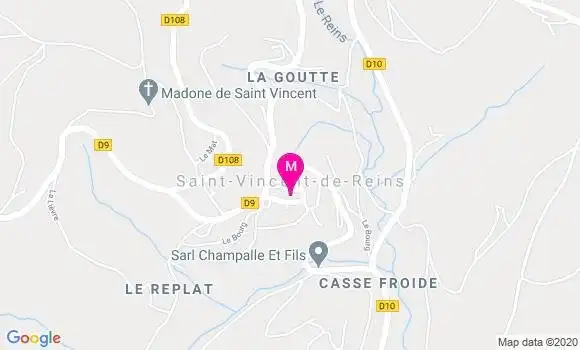 Localisation Dr Marine Mourgue