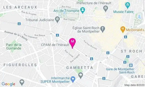 Localisation Dr Eric Tournie