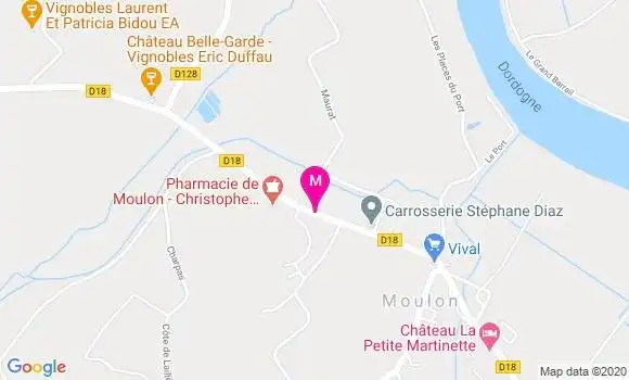 Localisation Dr Francoise Brechet Chaigne