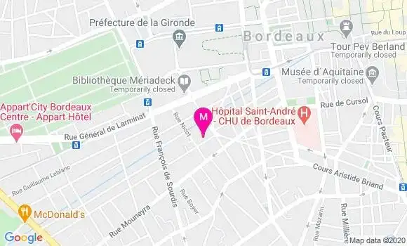 Localisation Dr Isabelle Jachna