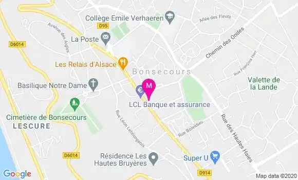 Localisation Dr Audrey Barbe