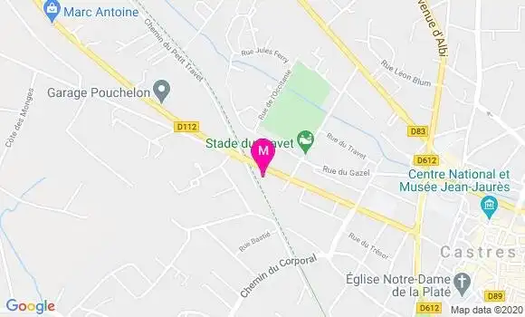 Localisation Dr Jerome Fontes