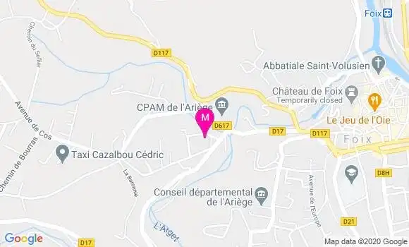 Localisation Dr Patricia Chaubon