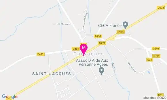 Localisation Dr Claire Boog