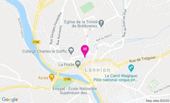 Localisation Dr Geraldine Harscoet