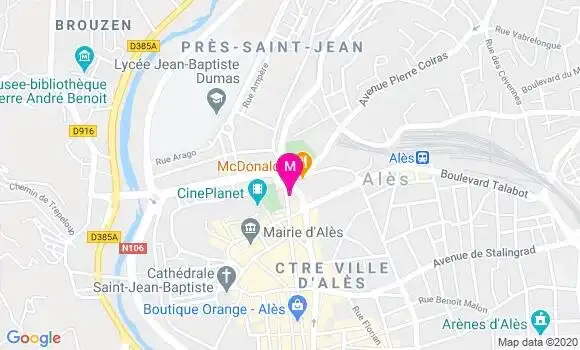 Localisation Dr Michel Mourgues