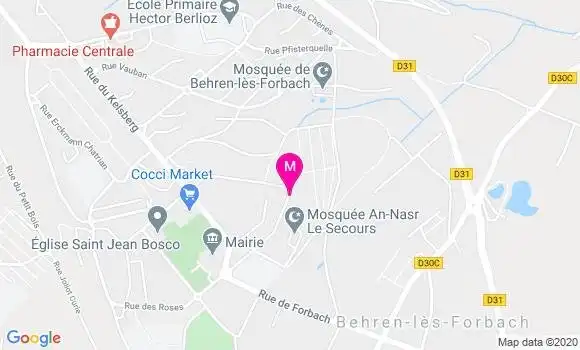 Localisation Dr Serge Gleis