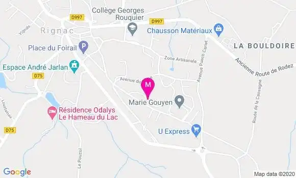 Localisation Dr Celine Rols