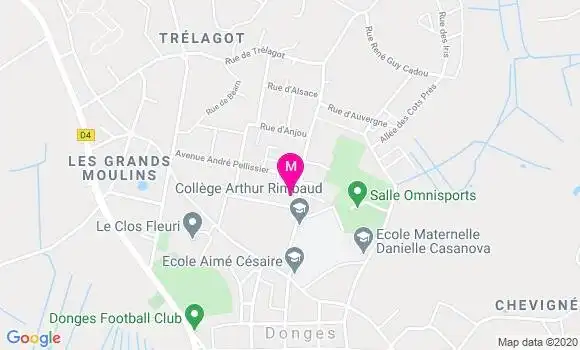 Localisation Dr Clement Bernard