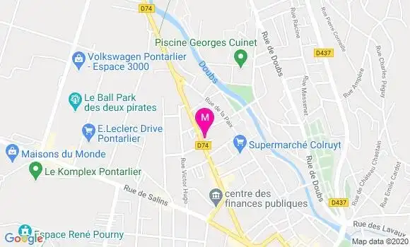 Localisation Dr Fabien Noreille