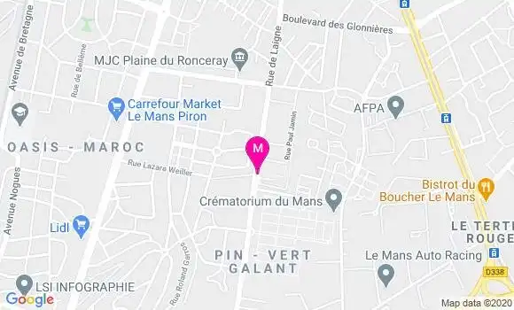 Localisation Dr Gilles Brunot