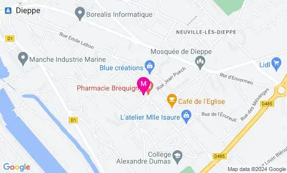 Localisation Dr Benjamin Lecomte