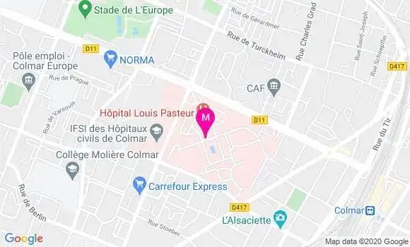 Localisation Dr Nicolas Delmas