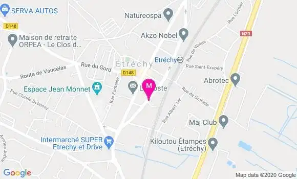 Localisation Dr Stephane Boulais