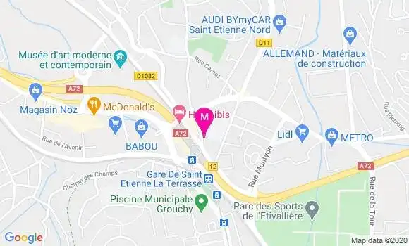 Localisation Dr Arnaud Dupuis Cuny