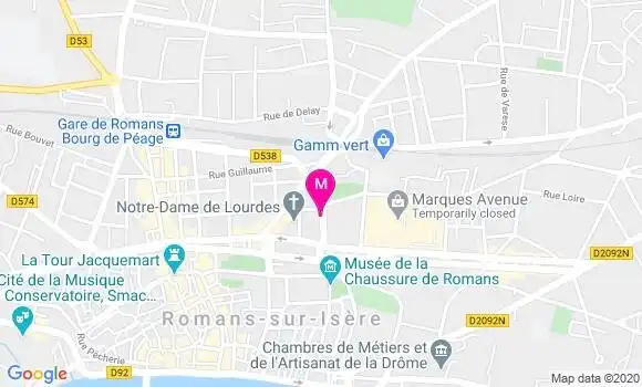 Localisation Dr Lucie Chudet