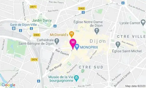 Localisation Dr Hugues Bonnat