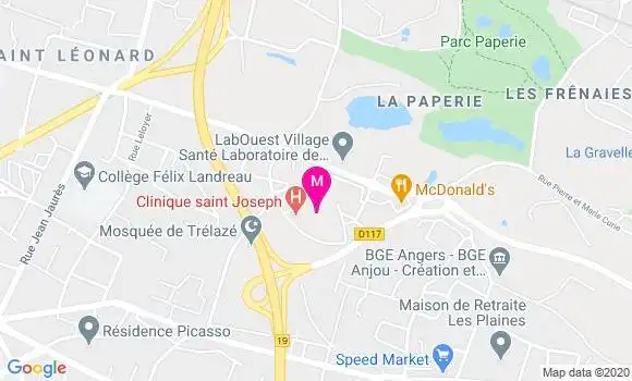 Localisation Dr Alexandre Baratte