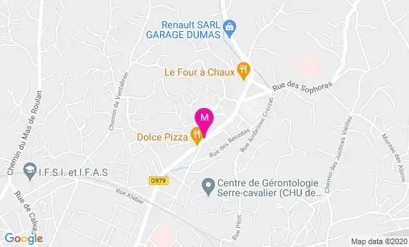 Localisation Dr Elodie Bellevegue