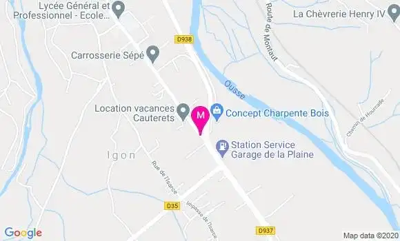 Localisation Dr Carmen Mesnard