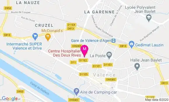 Localisation Dr Anne Barres Thoreson