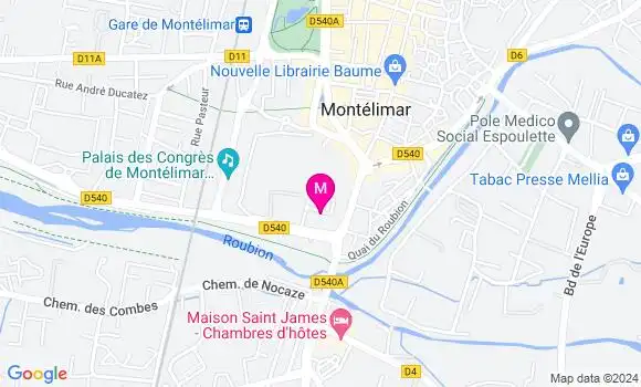 Localisation Dr Pascale Bertrand