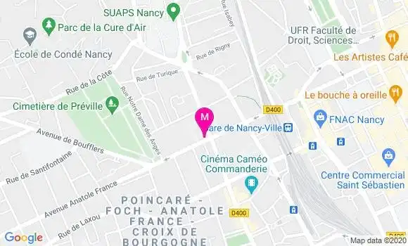 Localisation Dr Claire Lalevee
