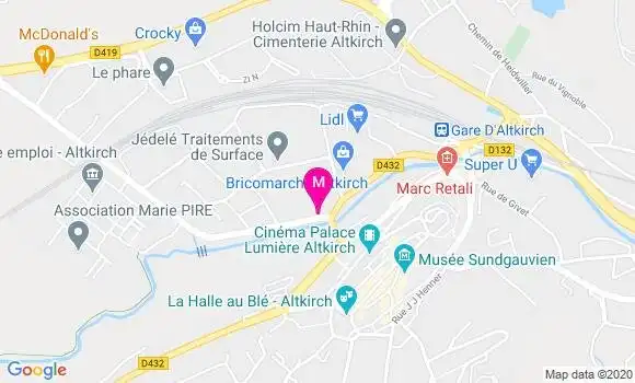 Localisation Dr Aurelie Brunnengreber
