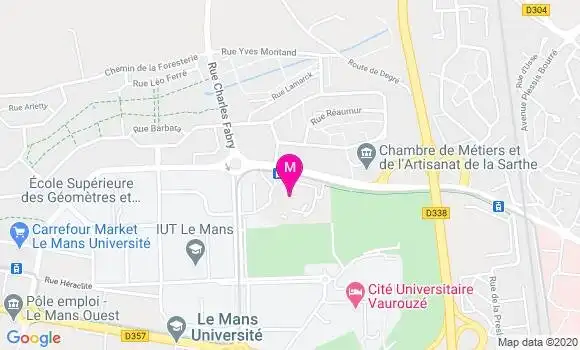 Localisation Dr Christophe Vidal