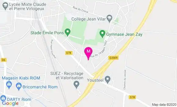 Localisation Dr Cyrielle Cothenet
