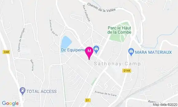 Localisation Dr Charlotte Bellouere